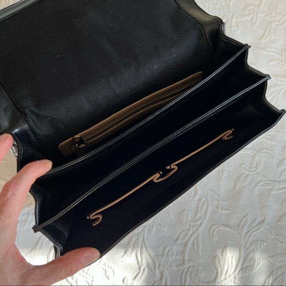 Rebecca Minkoff Collection Patent Leather Trim Shoulder Bag - Picture 10 of 16